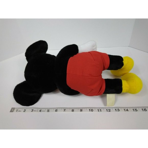 VINTAGE Disneyland Walt Disney World Mickey Mouse Plush Stuffed Animal 14" 1980s - Picture 7 of 11